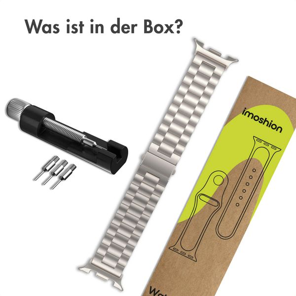 imoshion Edelstahlarmband für das  Samsung Galaxy Watch 8 (40/44mm) / Classic (46mm) - Polarstern