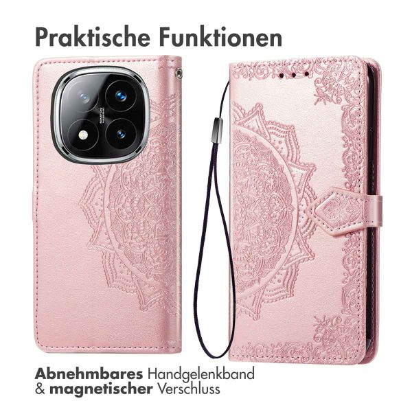 imoshion Mandala Klapphülle Xiaomi Poco X7 - Rosé gold