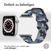 imoshion Nylonarmband für das Apple Watch Series 1-9 / SE - 38/40/41 mm / Series 10 - 42 mm - Tarnfarbe Grau