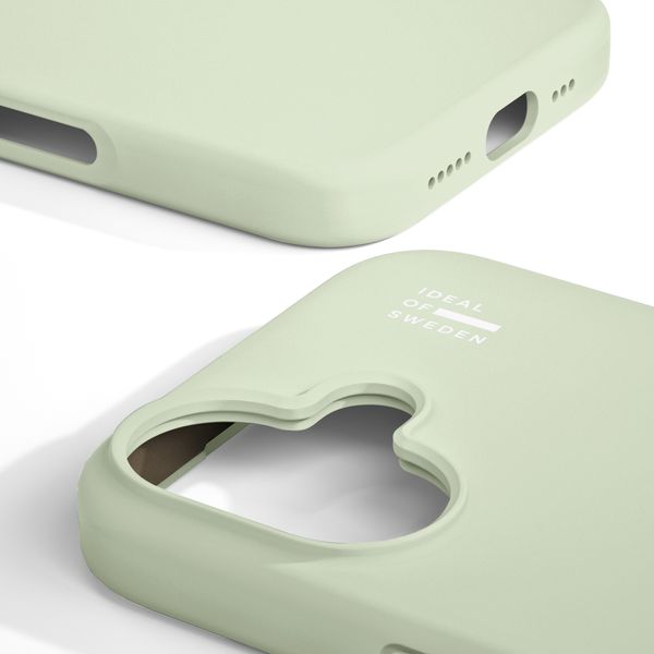 iDeal of Sweden Silikonhülle mit MagSafe Apple iPhone 16 - Sage Green