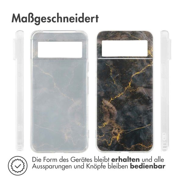 imoshion Design Hülle Google Pixel 8 - Black Marble