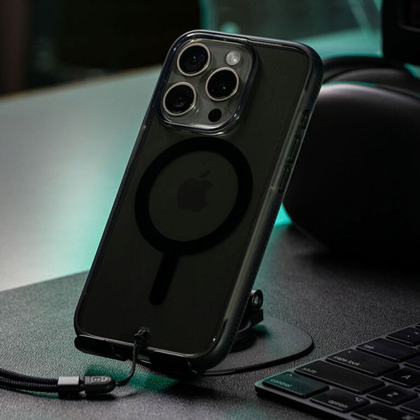 BodyGuardz Ace Pro MagSafe Back Cover Apple iPhone 16 Pro - Smoke / Black
