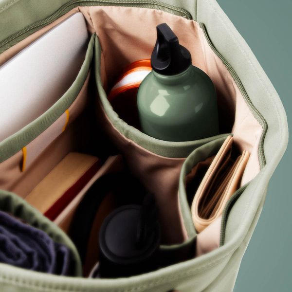 Uniq Hava Tote Bag - Recycelte Umhängetasche - Laurel Green