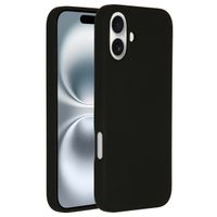 Accezz Liquid Silikoncase mit MagSafe für das Apple iPhone 16 Plus - Schwarz