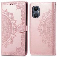 imoshion Mandala Klapphülle für das Oppo Reno8 Lite - Rose Gold