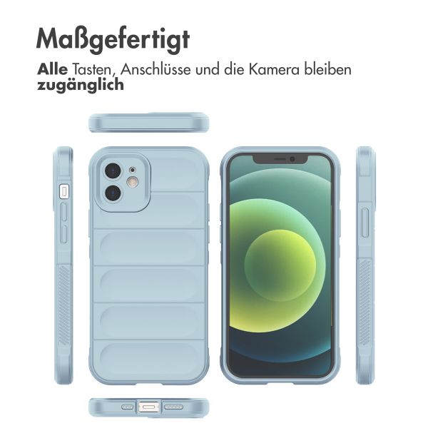 imoshion EasyGrip Back Cover für das iPhone 12 - Hellblau