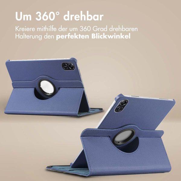 imoshion 360° drehbare Klapphülle Honor Pad X9 - Dunkelblau