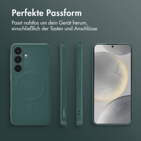 imoshion Color Back Cover mit MagSafe Samsung Galaxy S24 - Dunkelgrün