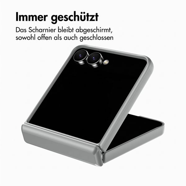 Accezz Color Backcover mit MagSafe und Ringständer Samsung Galaxy Z Flip 8 - Grau