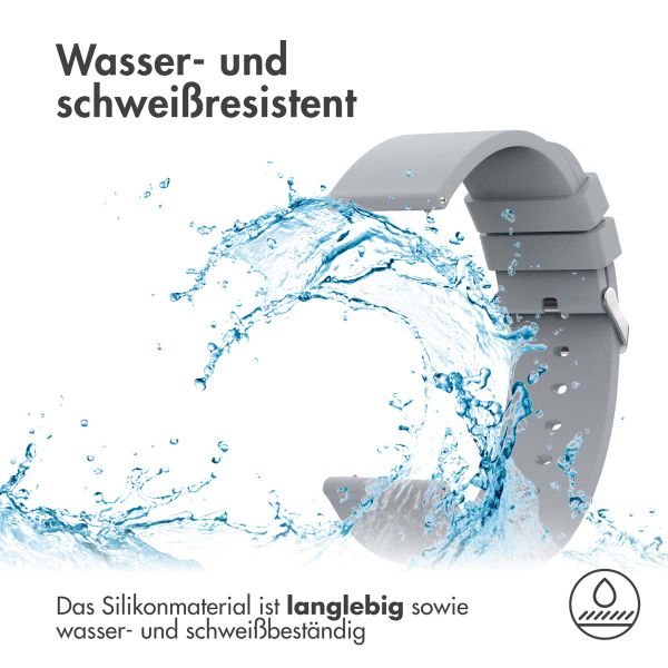 imoshion Silikonband - 24-mm-Universalanschluss - Grau