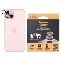 PanzerGlass Kameraprotektor Hoop Optic Rings für das iPhone 15 / 15 Plus - Pink