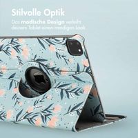 imoshion 360° drehbare Design Klapphülle Apple iPad Pro 11 (2024) M4 - Flowers