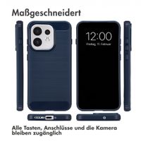 imoshion Brushed Back Cover Oppo Reno 16 / 16 Pro - Dunkelblau