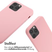 imoshion Silikonhülle mit Band für das iPhone 12 (Pro) - Rosa