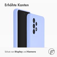 Accezz Liquid Silikoncase Samsung Galaxy A53 - Violett