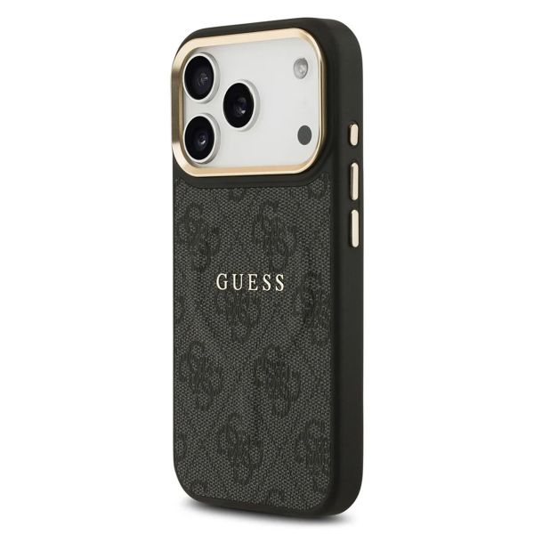 Guess Classic 4G Logo Backcover MagSafe Apple iPhone 17 Pro Max - Schwarz