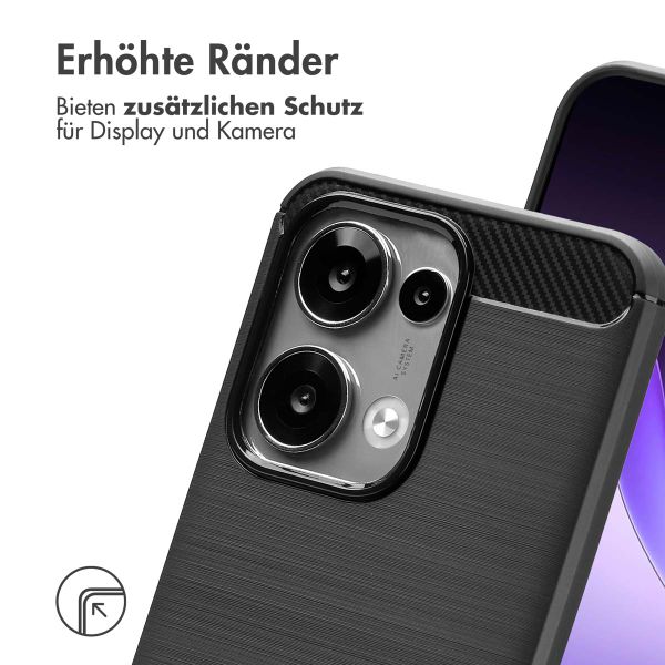 imoshion Brushed Back Cover Oppo Reno 13 - Schwarz