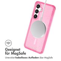 imoshion Sparkle Back Cover mit MagSafe Samsung Galaxy S25 Plus - Rosa