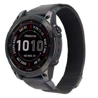 imoshion QuickFit® Milanese Armband -   Garmin 20 mm Anschluss - Größe L/XL - Schwarz