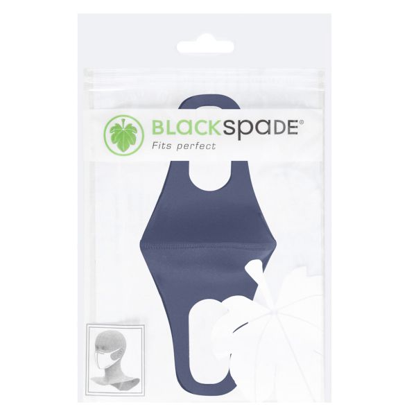 Blackspade 100 pack - Waschbarer Unisex-Mundschutz für Erwachsene – Wiederverwendbare Stretch-Baumwolle - Blau