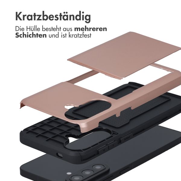 imoshion Backcover mit Kartenfach Samsung Galaxy A57 (5G) - Rose Gold
