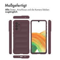 imoshion EasyGrip Back Cover für das Samsung Galaxy A33 - Aubergine