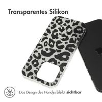 imoshion Design Hülle Apple iPhone 15 Pro - Leopard Transparent