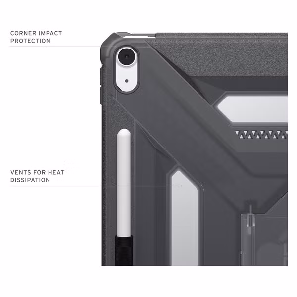 UAG Scout Klapphülle Apple iPad Air 13 Zoll (2026) M4 / (2025) M3 / (2024) M2 - Ash