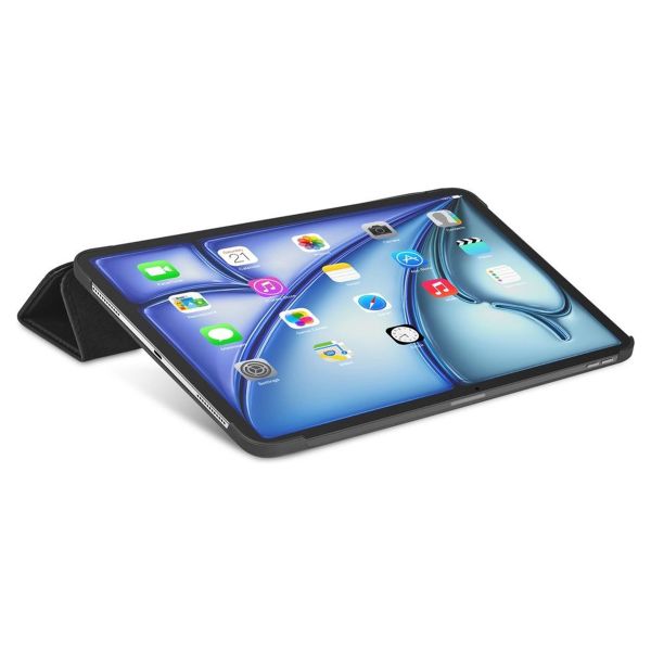 Decoded Textured Sillicon Slim Cover Apple iPad Air 13 Zoll (2025) M3 / (2024) M2 - Navy Peony