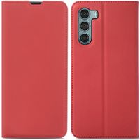 imoshion Slim Folio Klapphülle für das Motorola Moto G200 - Rot