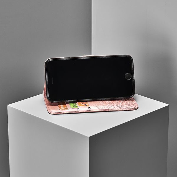 Mandala Klapphülle Rosa Apple iPhone 11