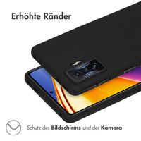 imoshion Color TPU Hülle für das Xiaomi Poco F4 GT 5G - Schwarz