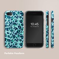 Selencia Vivid Back Cover Apple iPhone SE (2022 / 2020) / 8 / 7 - Wild Spots Light Blue