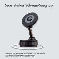 imoshion Handyhalterung Auto mit MagSafe - 360° drehbar - mit Saugnapf - magnetisch - universell - schwarz