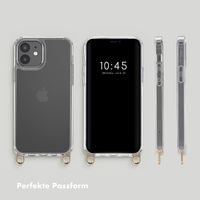 Selencia Backcover mit abnehmbaren Haken Apple iPhone 12 (Pro) - Transparent