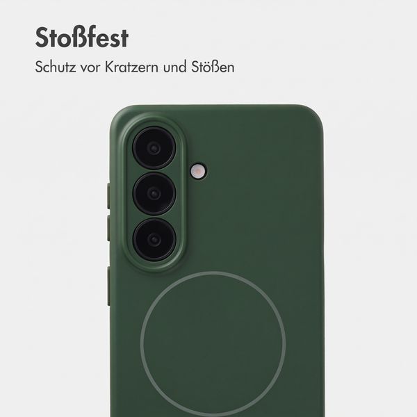 Accezz Grip Backcover mit MagSafe Samsung Galaxy S26 - Dunkelgrün