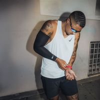 Nomad Tempo Silikonarmband für das  Apple Watch Series 1 - 9 / SE (38/40/41 mm) | Series 10 / 11 (42 mm) - Coral