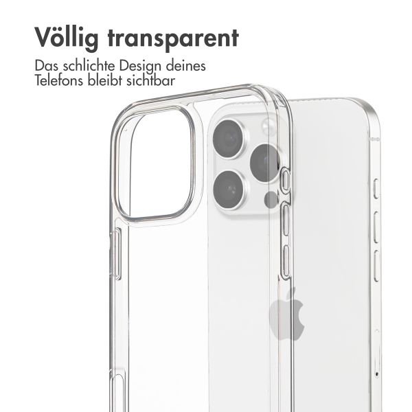 imoshion Back Cover mit Ständer Apple iPhone 16 Pro Max - Transparent