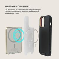 Burga Magnetische Powerbank 5.000 mAh - MagSafe und Qi2 - Player / Gold