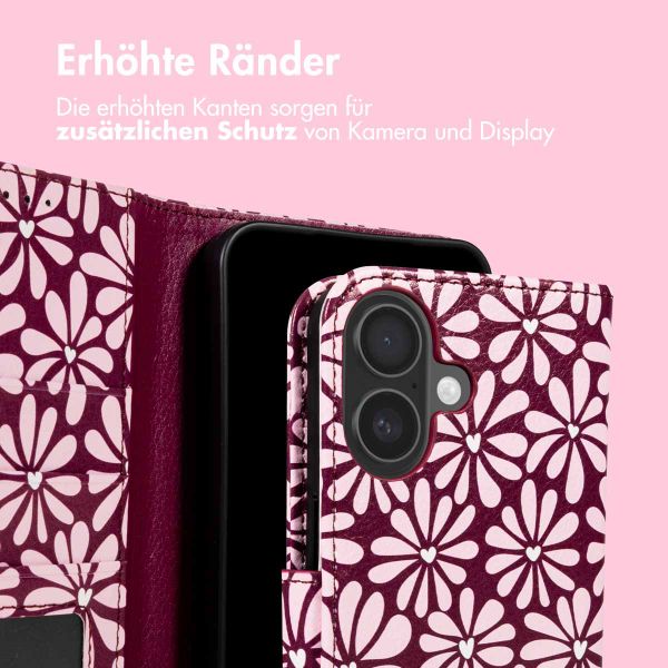 imoshion Design Klapphülle Apple iPhone 16 - Bloom Love Blush