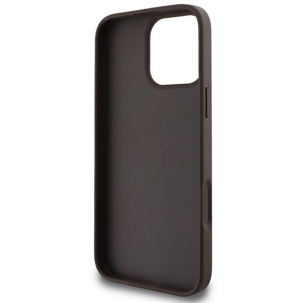 Guess Bottom Stripe 4G Back Cover Apple iPhone 16 Pro Max - Braun