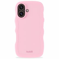 Holdit Wavy Case Apple iPhone 16 - Pink