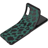 imoshion Design Hülle Samsung Galaxy A71 - Leopard - Grün / Schwarz