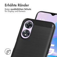 imoshion Brushed Back Cover für das Oppo A58 (4G) - Schwarz