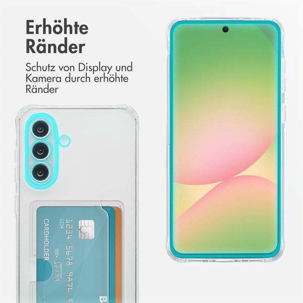 imoshion Soft Case Back Cover mit Kartenhalter Samsung Galaxy A36 / A56 - Transparent