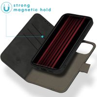 imoshion Entfernbare 2-1 Luxus Klapphülle Apple iPhone 15 - Schwarz