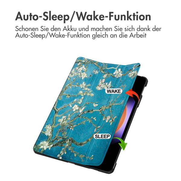 imoshion Design Trifold Klaphülle Xiaomi Pad 6S Pro 12.4 - Green Plant