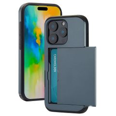 imoshion Backcover mit Kartenfach Apple iPhone 16 Pro - Dunkelblau