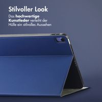 Accezz Classic Klapphülle Apple iPad Mini 7 (2024) / iPad Mini 6 (2021) - Dunkelblau
