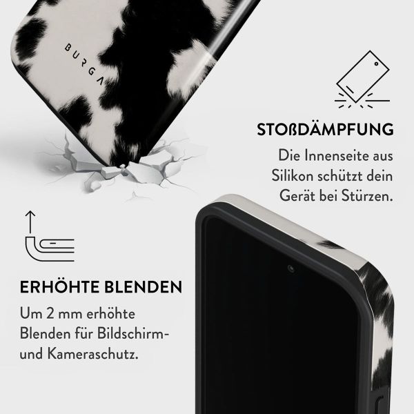 Burga Tough Back Cover für das iPhone 15 Pro - Achromatic